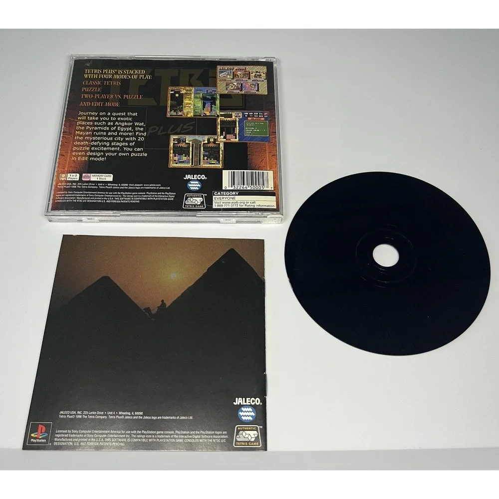 Tetris Plus -‎ Sony PlayStation 1, 1996 Complete Tested PS1 Pre-Loved